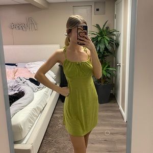 Pacsun Kendall & Kylie Green Dress